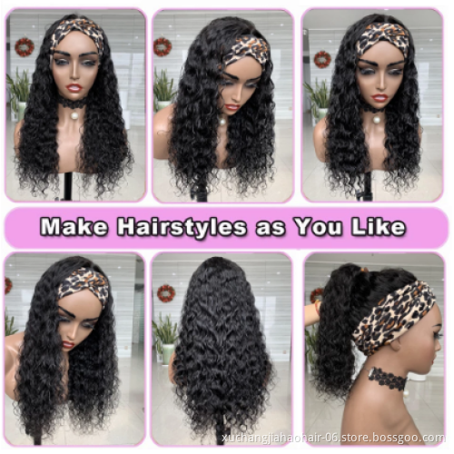 new Woman`s Romance virgin raw brazilian human hair wigs, top headband wigs for black women, easy install human hair wigs